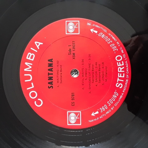 Santana. Santana. 1969 - Picture 3 of 4